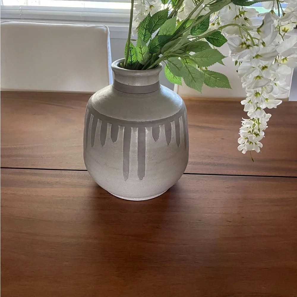 New Gray terracotta Ceramic Vase